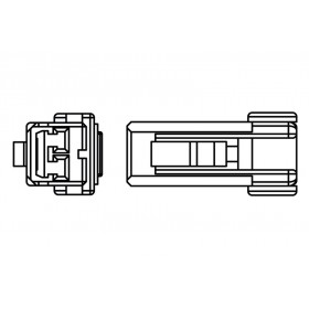 Câble adaptateur HIGHSIDER mini clignotant, Harley