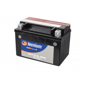Batterie TECNIUM BTX9-BS sans entretien livrée avec pack acide