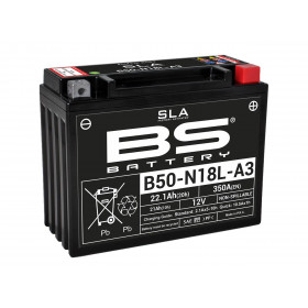 Batterie BS B50-N18L-A3 conventionnelle livrée avec pack acide