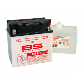 Batterie BS BB16CL-B conventionnelle livrée avec pack acide