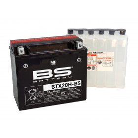 Batterie BS BTX20H-BS sans entretien livrée avec pack acide
