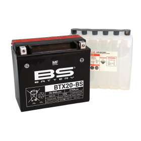 Batterie BS BTX20-BS sans entretien livrée avec pack acide