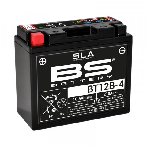 Batterie BS BT12B-4 SLA sans entretien activée usine