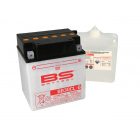 Batterie BS BB30CL-B conventionnelle livrée avec pack acide