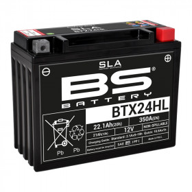 Batterie BS BTX24HL SLA sans entretien activée usine