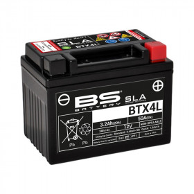 Batterie BS BTX4L SLA sans entretien activée usine