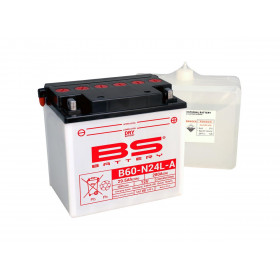 Batterie BS B60N24L-A conventionnelle livrée avec pack acide