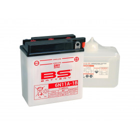 Batterie BS 6N11A-1B  conventionnelle livrée avec pack acide