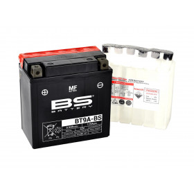 Batterie BS BT9A-BS sans entretien livrée avec pack acide