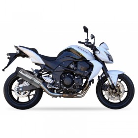 Silencieux IXIL Hexoval Xtrem inox / alu noir - Kawasaki Z750S/R