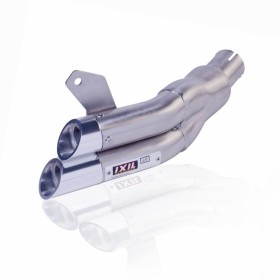 Silencieux IXIL Dual Hyperlow L2X inox / alu poli - Aprilia CR125