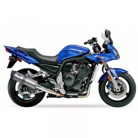 Silencieux IXIL Hexoval Xtrem inox / alu noir - Yamaha FZS 1000 Fazer