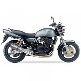 Silencieux IXIL Hexoval Xtrem inox / alu noir - Suzuki GSX750 Naked