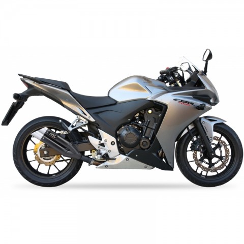 Silencieux IXIL Dual Hyperlow L3XB inox noir / alu - Honda CBR500R