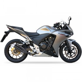 Silencieux IXIL Dual Hyperlow L3XB inox noir / alu - Honda CBR500R