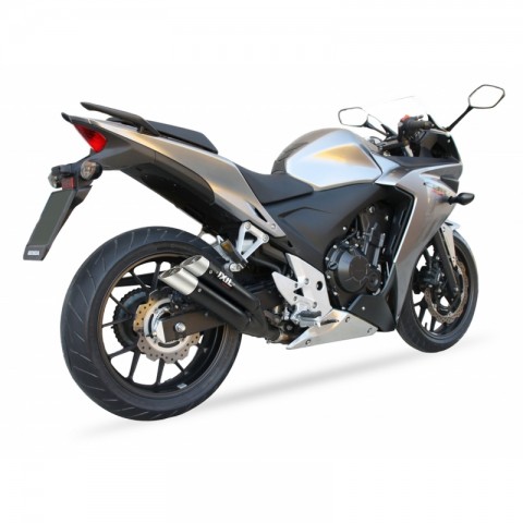 Silencieux IXIL Dual Hyperlow L3XB inox noir / alu - Honda CBR500R