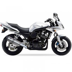 Silencieux IXIL Hexoval Xtrem inox / alu noir - Yamaha FZS 600 Fazer