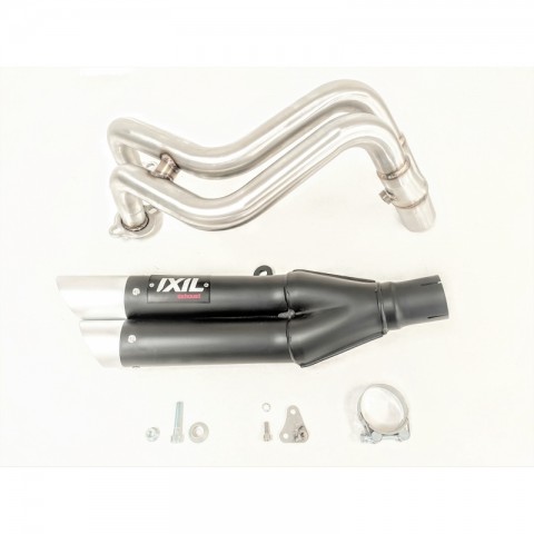 Ligne complète IXIL Hyperlow inox noir / alu poli - Yamaha MT-07