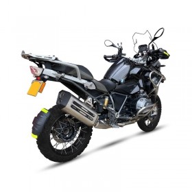 Silencieux IXIL MXT inox / alu noir - BMW R1200GS