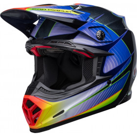 Casque BELL Moto-9s Flex Pro Circuit 23 - Silver Metallic Flake