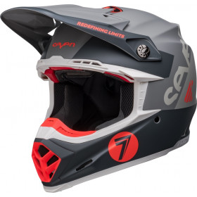 Casque BELL Moto-9s Flex Vanguard Seven - Mat Anthracite/Orange