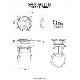 Support à sangle QUAD LOCK Quick Release