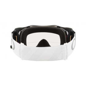 Masque OAKLEY Airbrake MX - Tuff Blocks White écran Race-Ready Roll-Off clair