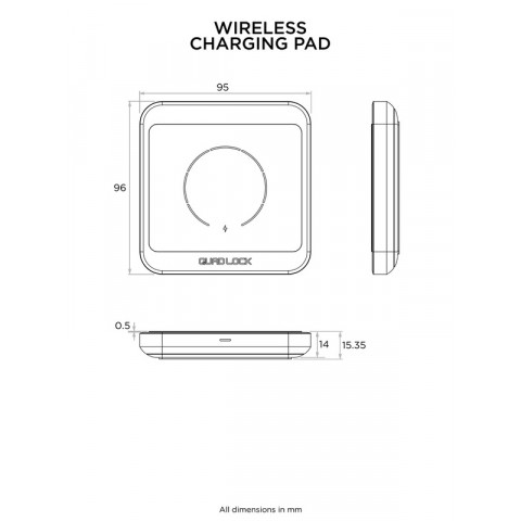 Base de recharge sans fil QUAD LOCK MAG