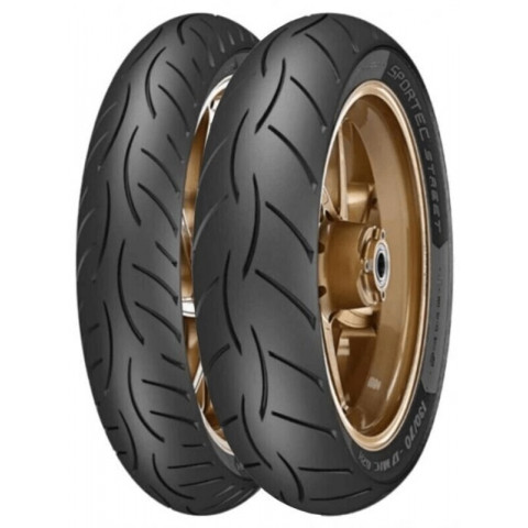 Pneu METZELER SPORTEC STREET 2 (F/R) Reinf 80/80-14 M/C 43S TL