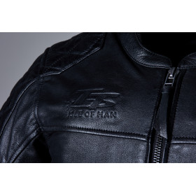 Veste RST Hillberry2 cuir CE homme - Noir