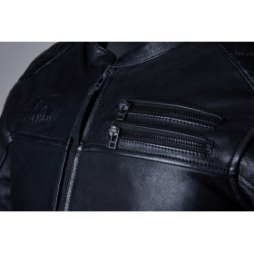 Veste RST Hillberry2 cuir CE homme - Noir