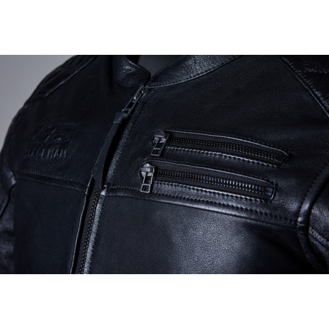 Veste RST Hillberry2 cuir CE homme - Noir