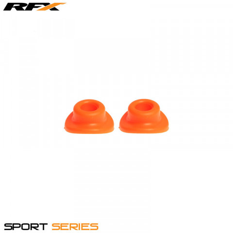 Joints de valve en caoutchouc RFX Sport (Orange) 2pcs