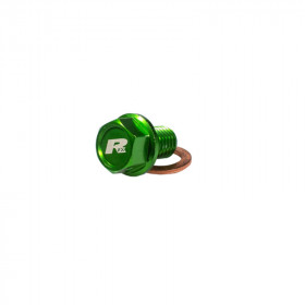 Bouchon de vidange magnétique RFX Pro (Vert) [M10 x 22 mm x 1,5] - Kawasaki KXF450/450R