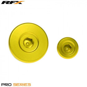 Jeu de bouchons de distribution de moteur RFX Pro (Jaune) - Suzuki RMZ250/450