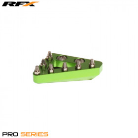 Embout de rechange solide CNC de levier de frein arrière RFX Pro (Vert)
