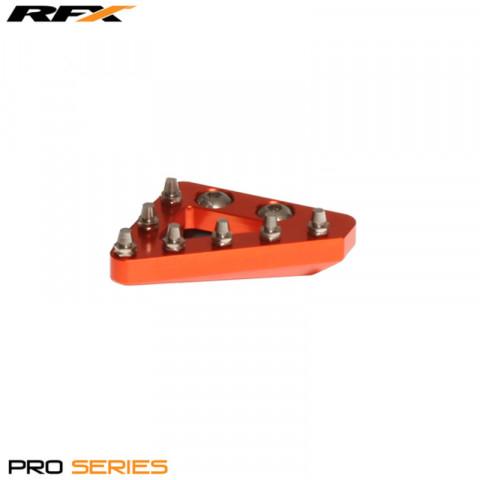 Embout de rechange solide CNC de levier de frein arrière RFX Pro (Orange)