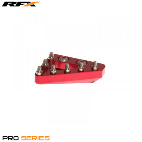 Embout de rechange solide CNC de levier de frein arrière RFX Pro (Rouge)