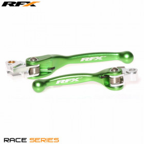 Jeu de leviers flexibles forgés RFX Race (Vert) - Kawasaki KXF450