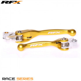 Ensemble de leviers flexibles forgés RFX Race (Jaune)