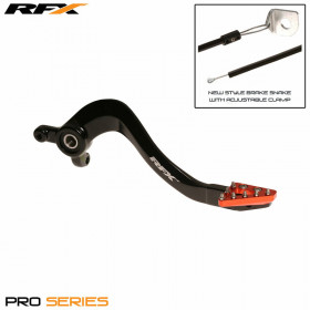 Levier de frein arrière RFX Pro ST (Anodisé dur noir/orange) - KTM85