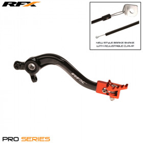 Levier de frein arrière RFX Pro FT (Noir/Orange) )