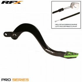 Levier de frein arrière RFX Pro ST (Noir/Vert) - Kawasaki KXF450