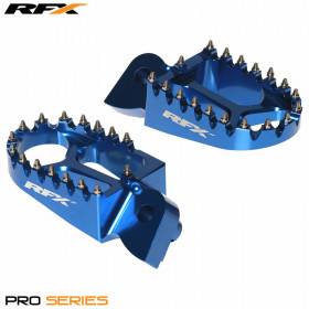 Repose-pieds en aluminium CNC trial RFX Pro (Bleu) universel - Gas Gas/Beta/Sherco/Montesa