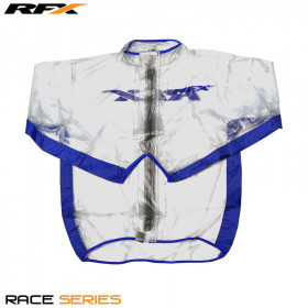 Veste de pluie RFX sport (Transparent/Bleu) - taille M