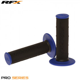 Paire de poignées bi-composant RFX Pro Series partie centrale noire  (Noir/Bleu)