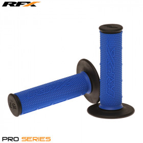 Paire de poignées bi-composant RFX Pro Series extrémités noires (Bleu/Noir)