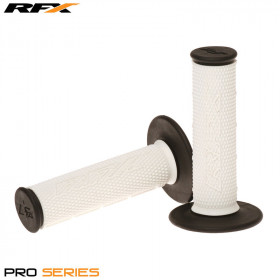 Paire de poignées bi-composant RFX Pro Series partie centrale blanche (Blanc/Noir)