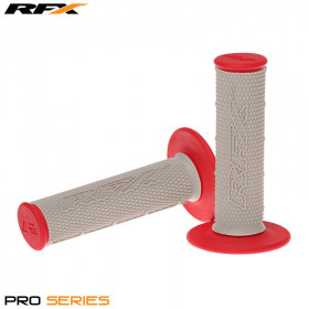 Paire de poignées bi-composant RFX Pro Series partie centrale grise  (Gris/Rouge)