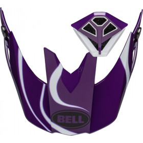 Kit visière et ventilation de bouche BELL Moto10 Spherical SLAYCO - violeta